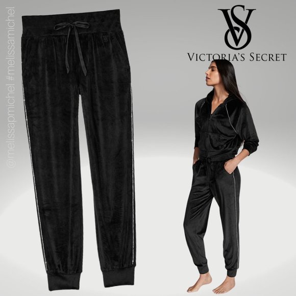 NWT Victoria's Secret Velour Jogger - Picture 1 of 1